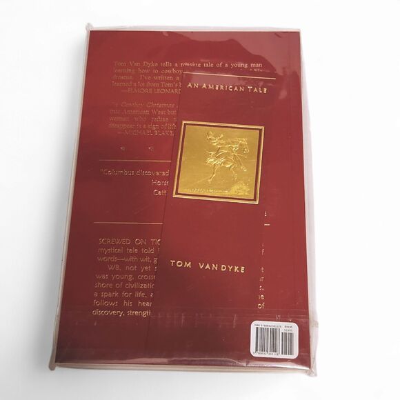 Autographed, A Cowboy Christmas: An American Tale by Tom Van Dyke, New - Picture 2 of 3